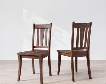 Coleman Dining Chair: Handcrafted Wooden Seating - Etsy