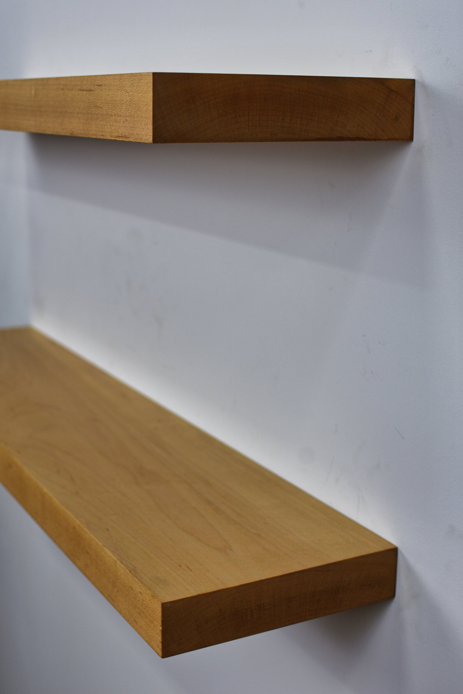Maple Shelves Maple Floating Shelves Maple Bookshelf Maple Etsy