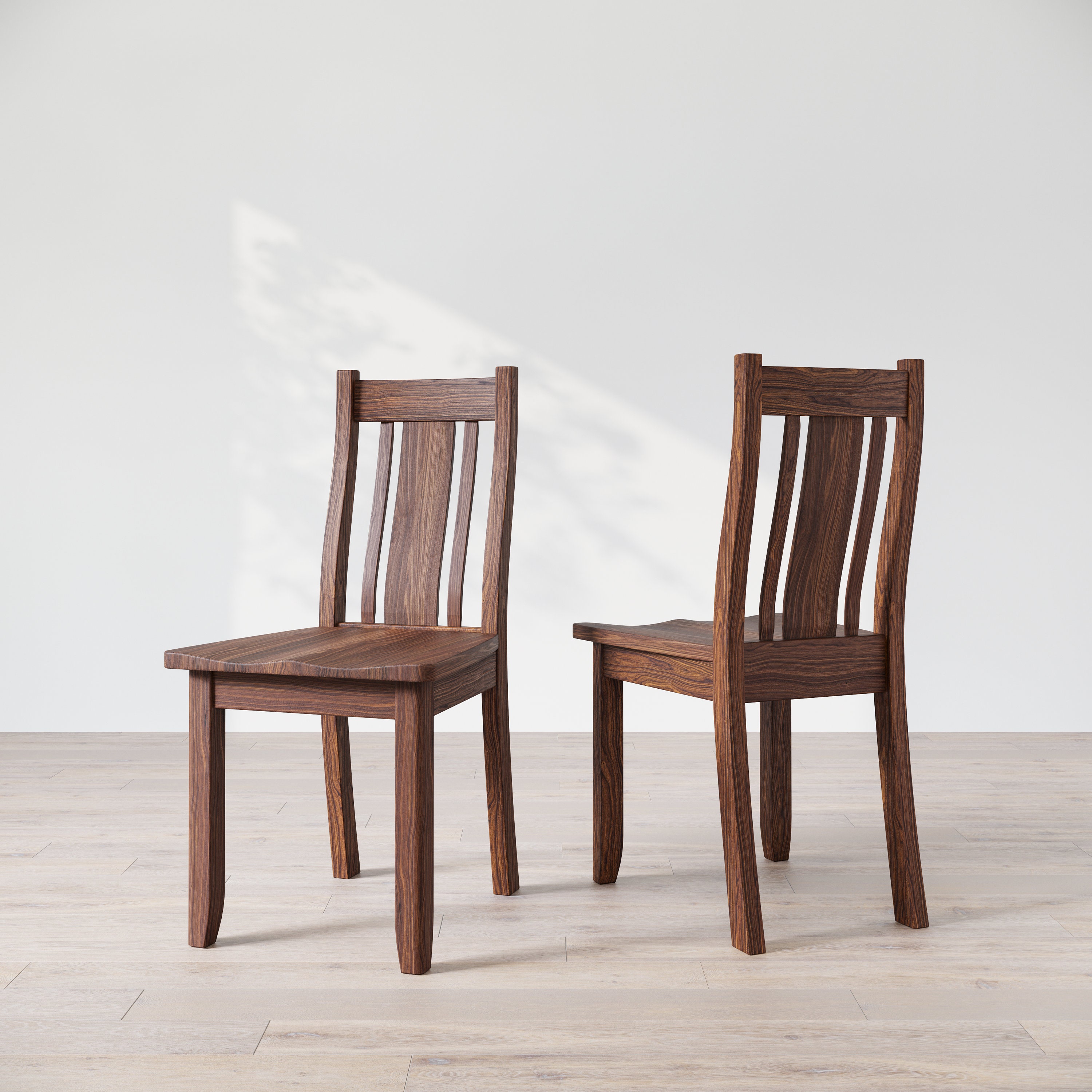 Solid Wood Finley Dining Chair Wooden Chair Dining Chair Walnut Dining Chair Black Walnut Dining Chair Black Chair Custom Chair Etsy