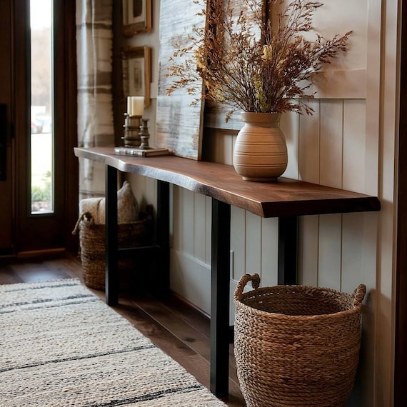 Sofa Table Reclaimed Wood High Top Table High Console Table – Reclaimed Wood LaBesaya