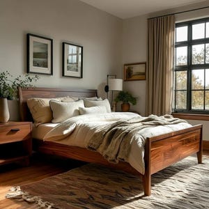 The Reading Bed Frame: Handcrafted Wooden Bed Frame