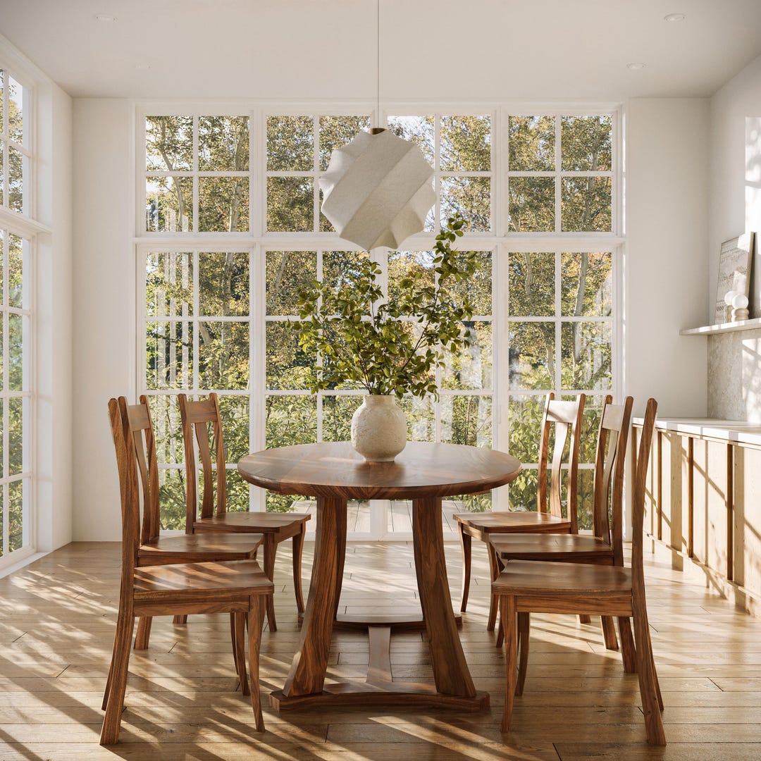 The Quinn Oval Dining Table: Heirloom Quality Solid Wood Table