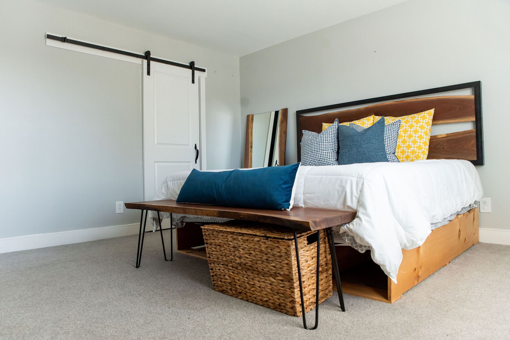 Bedroom Bench Bed Bench End of Bed Bench Wooden Bench Etsy