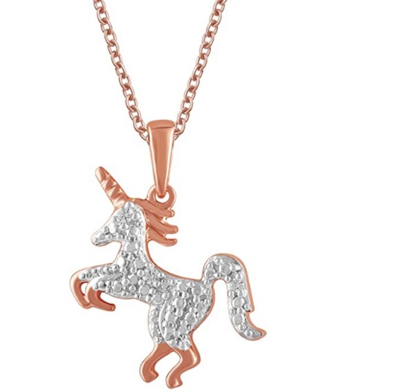 925 Silver Girls Unicorn Necklace, खरे चांदी का गले का हार - Skad Exports  Private Limited, Surat | ID: 2852545432433