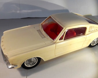 Processed Plastic Co. 1965 Mustang 2+2 fastback. 11" Nothing broken. Nice base.