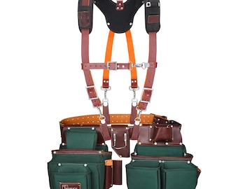 ヴィンテージのKlein Toolsバッグ、キャンバス製のラインマンバッグ