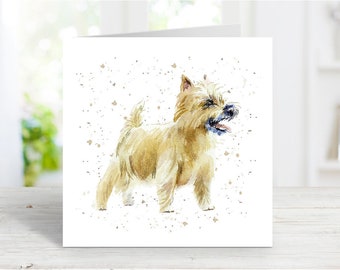 Blank Card ideal Mothers Day 4"x 6" Valentines etc. Cairn Terrier Dog Blank Card ideal Mothers Day 4"x 6" Valentines etc. Cairn Terrier Dog