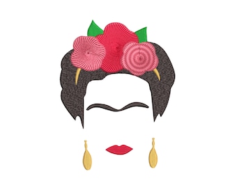 Frida-borduurontwerp 5 maten