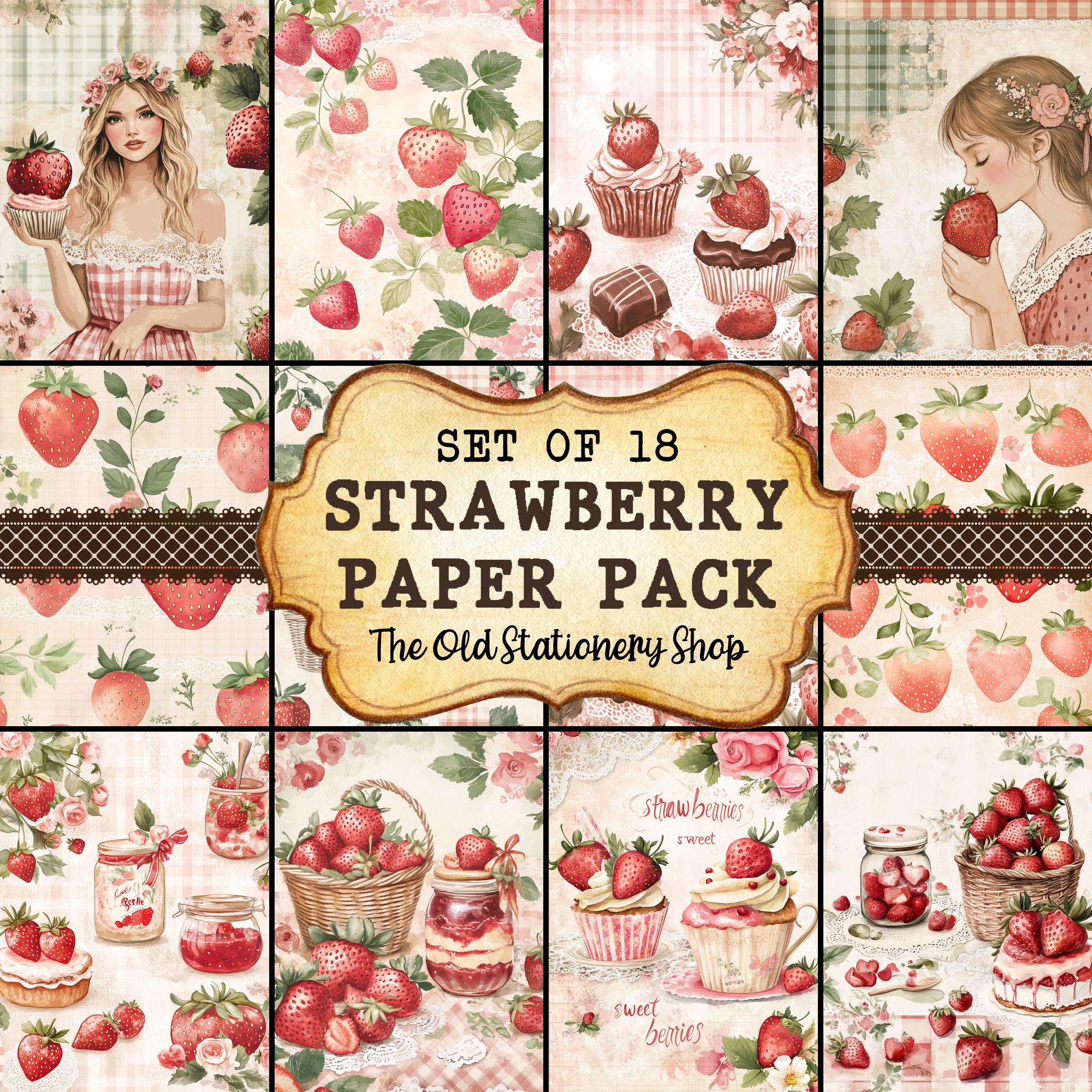 Strawberry Shortcake Vintage Wrapping - Etsy display picture 1