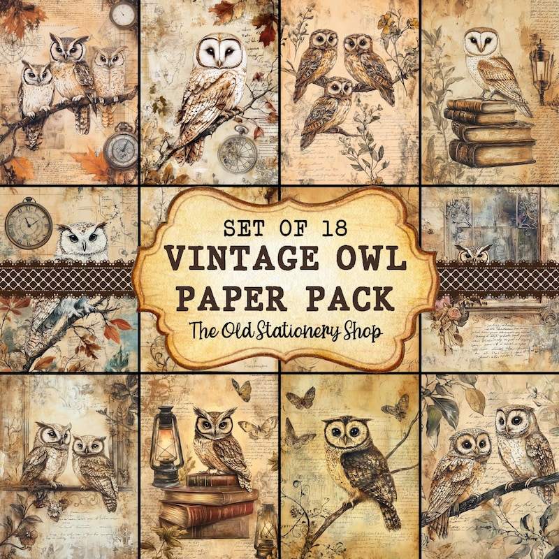 Vintage Retro Owl Clock - Etsy