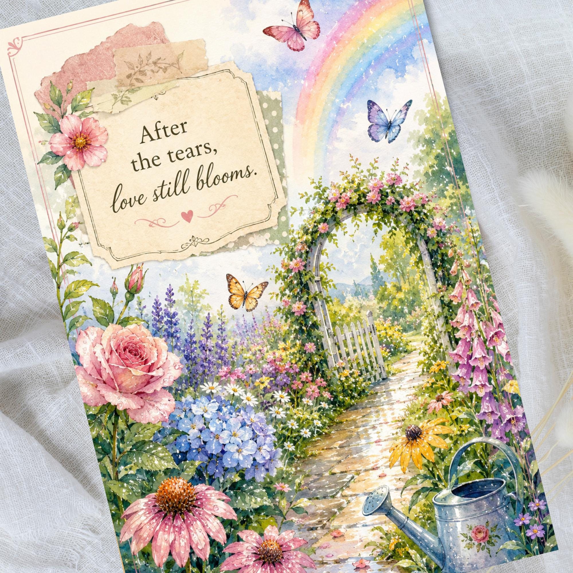 In Memory Note Paper Memorial Paper Pack, Printable Memorial Junk Journal Pages, in Memory ...