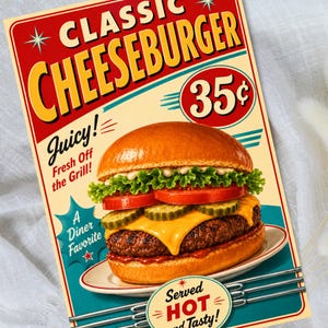Papperspaket med mat från 50-talet, storlek 8x12, utskrivbara retro-skräpjournalsidor, amerikanska affischklippböcker, ephemera-brevpapper, digital nedladdning bild 7