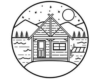 Free Free 301 Mountain Cabin Svg SVG PNG EPS DXF File