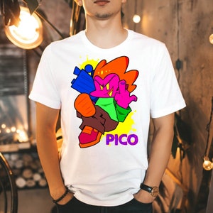 Friday-Night-Funkins Pico Fnf Friday Night Funkin Kids T-Shirt | Etsy