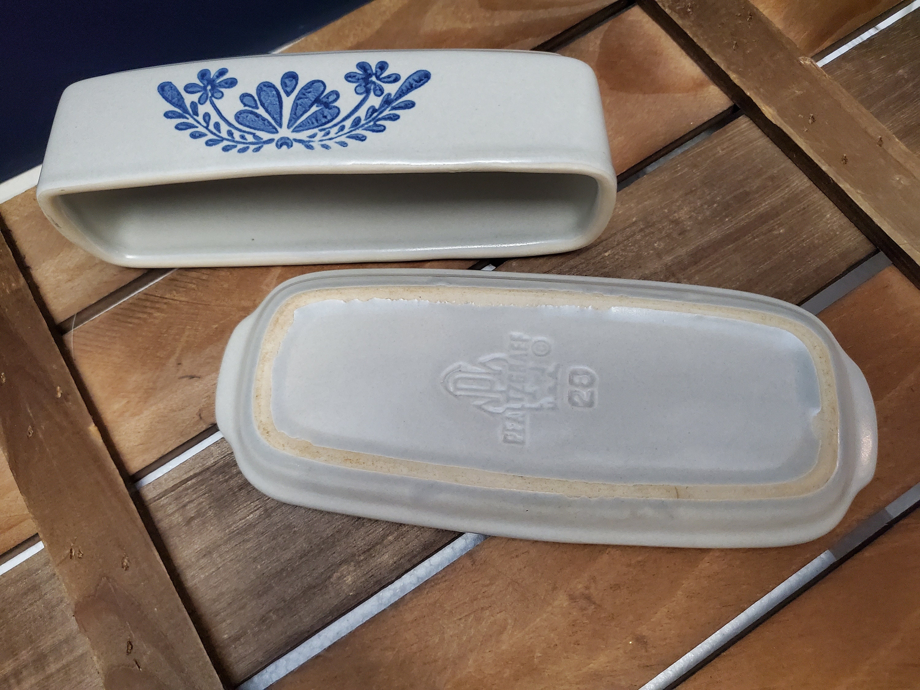 Pfaltzgraff Yorktowne Butter Dish Made in the USA Etsy