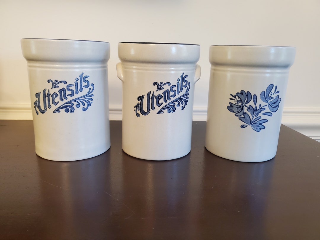 Pfaltzgraff Yorktowne Utensil Holder Made In The USA Etsy