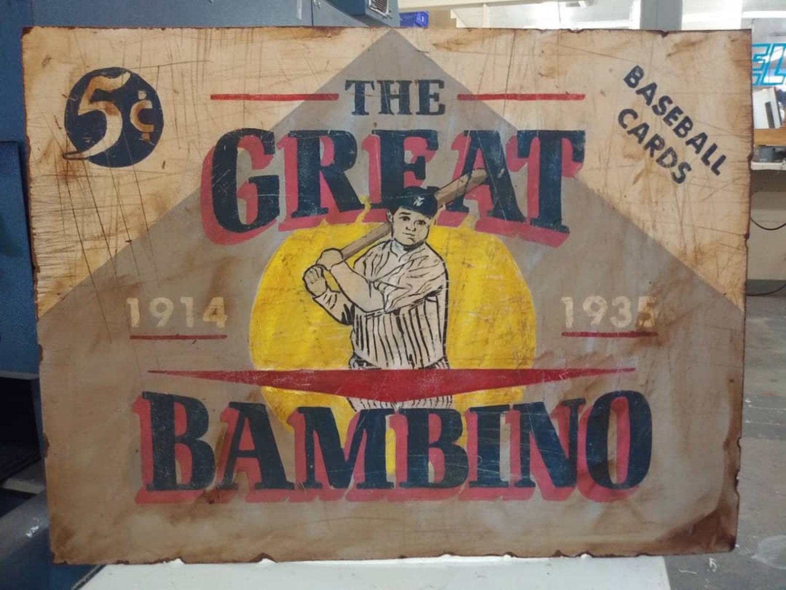 The Great Bambino Vintage Sign Etsy