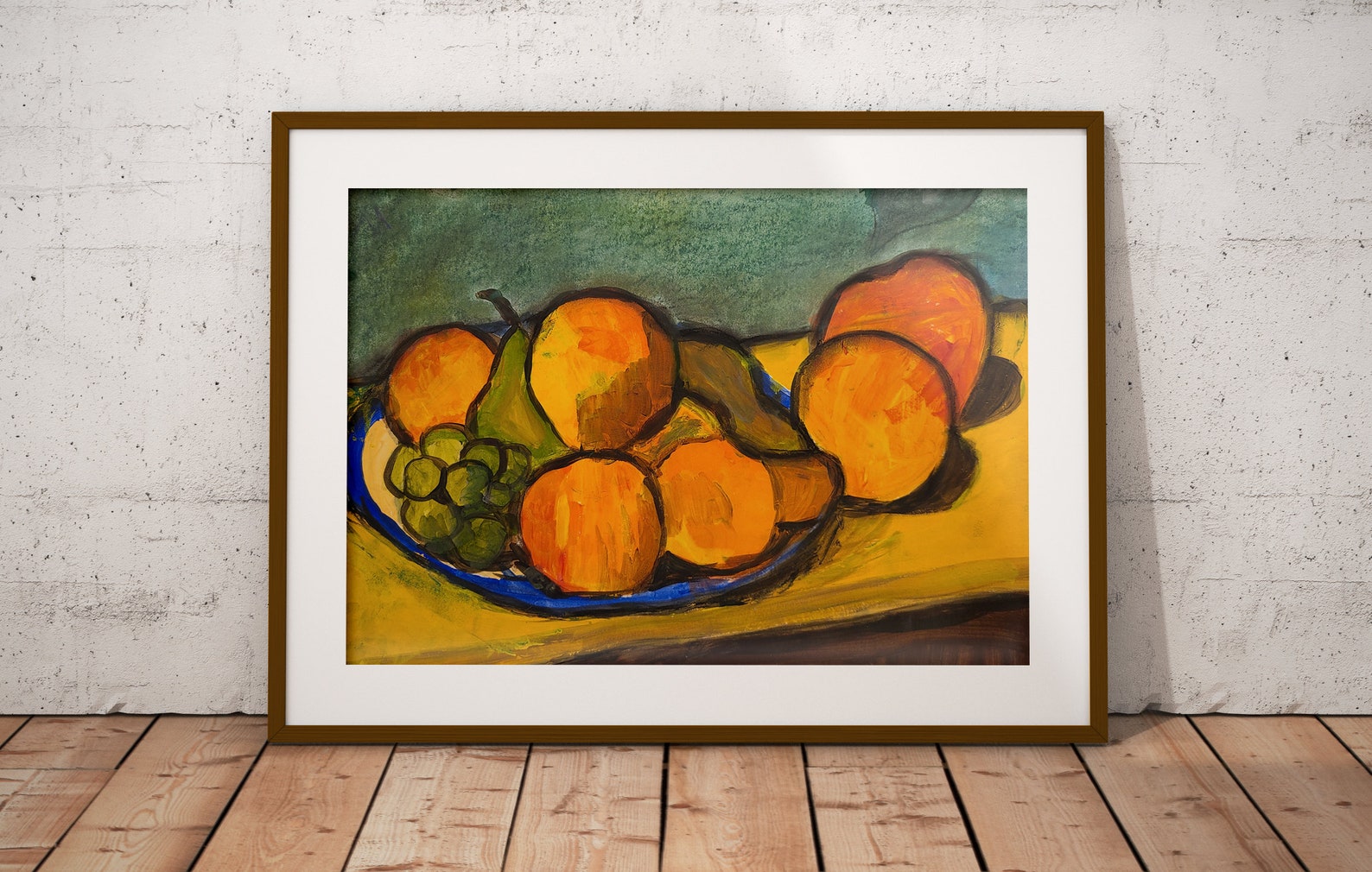 Fruit Painting Art Fruit Wall Decor Fruit Print Playroom Etsy