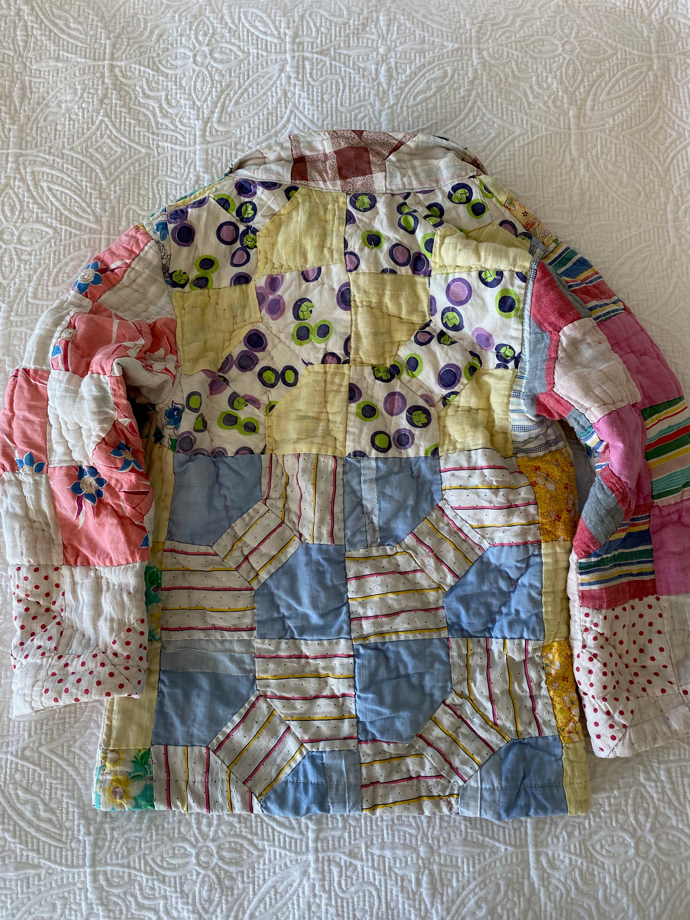 Child's Vintage Patchwork Quilt Chore Coat - Etsy
