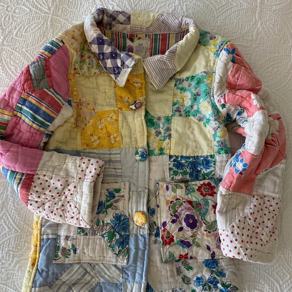 Patchwork Quilt Jacket - Etsy