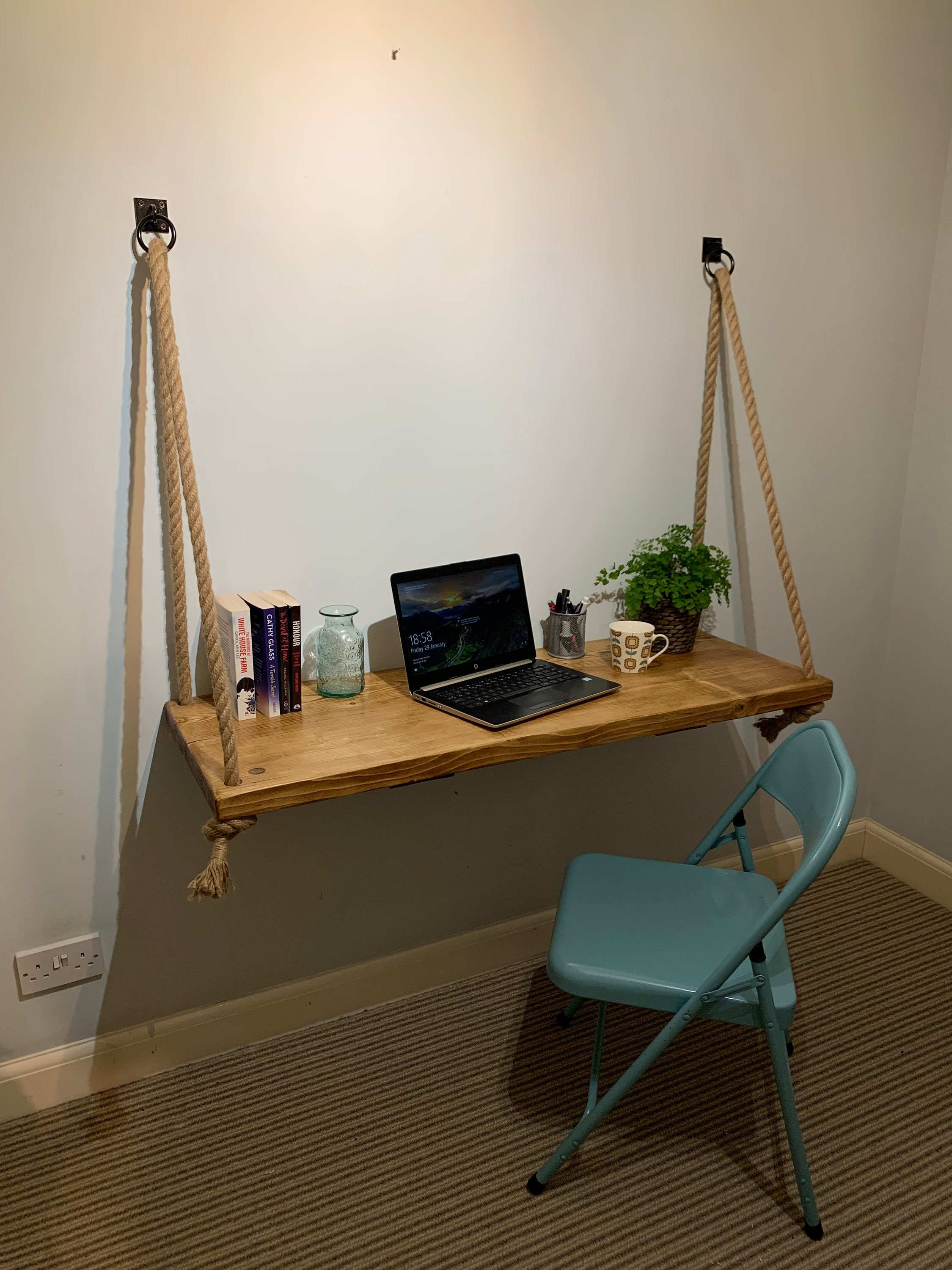 Hanging desk Etsy