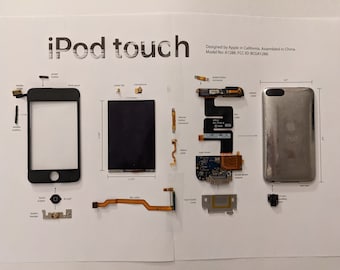 Printable PDF iPod Touch 2nd Gen for deconstructing your own iPod