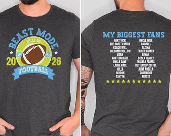 Football Team Fundraiser Shirt, Cute Football Team Tee, Team Fundraiser, Tees for Football Team, Customized Team Shirt, Look Who Has My Back