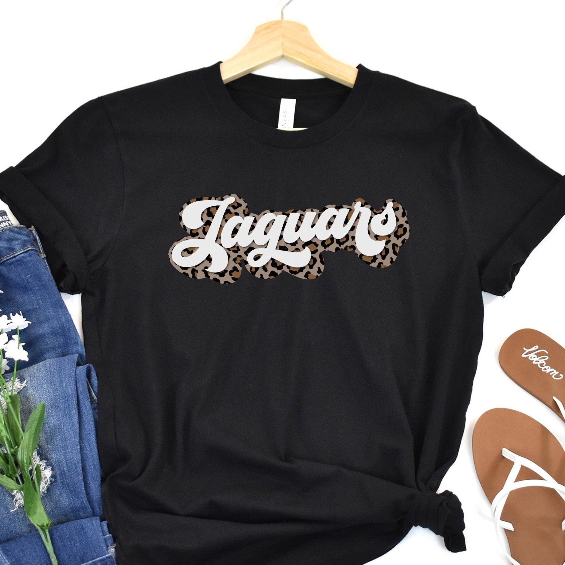 Jaguars Team Shirt Women's Graphic Tee Jaguars Pride Etsy