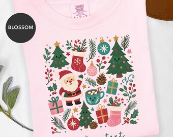 Personalized Christmas Shirt, Custom Christmas Tee, Cute Holiday Shirt, Custom Name Christmas Shirt, Family Christmas Tee, Comfort Colors