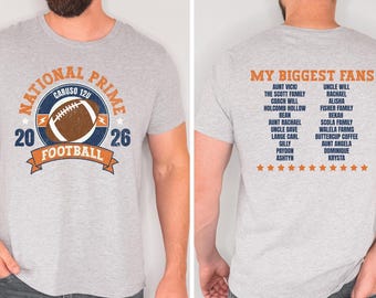 Football Team Fundraiser Shirt, Cute Football Team Tee, Team Fundraiser, Tees for Football Team, Customized Team Shirt, Look Who Has My Back