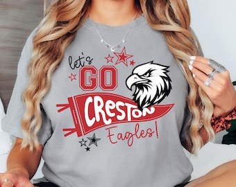 Custom School Mascot Shirt, Personalized High School Spirit Tee, Game Day T-Shirt, Teacher TShirt, Your School Name & Mascot, Comfort Colors