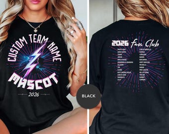 Team Fundraiser Shirt, Custom Team Shirt, Personalized World Tour Tee, Rock & Roll Aesthetic, Fan Club Fundraiser T-Shirt, Rocker TShirt