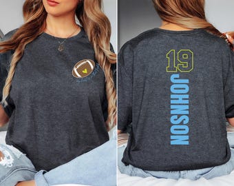 Football Mom, My Heart is on that Field, Football Mom Shirt, Gift for Mom, Football Mama, Club Football, Game Day Tee, Custom, Personalized