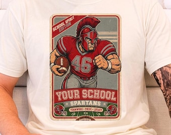 Custom Mascot Shirt, School Spirit Tee, Personalized Comfort Colors® Shirt, Back To School Tee, Team Name T-Shirt, Football Game Day Shirt