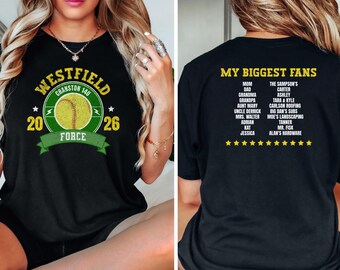 Softball Team Fundraiser Shirt, Cute Softball Team Tee, Team Fundraiser, Tees for Softball Team, Customized Team Shirt, Look Who Has My Back