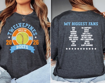 Softball Team Fundraiser Shirt, Cute Softball Team Tee, Team Fundraiser, Tees for Softball Team, Customized Team Shirt, Look Who Has My Back