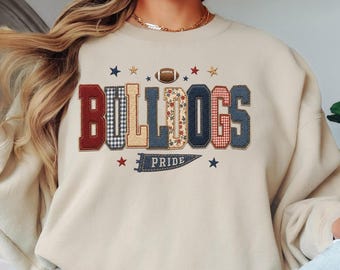 Custom Mascot Sweatshirt, School Spirit Shirt, Personalized Mascot Shirt, Back To School Sweater, Team Name Shirt, Football Game Day Shirt