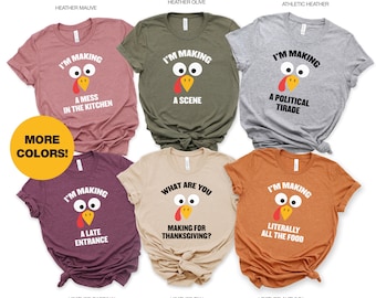 Funny Thanksgiving Shirt, Funny Family Shirts, Group Thanksgiving Tees, Friendsgiving, Funny Group Shirts, Matching Family Tees, Autumn Tees