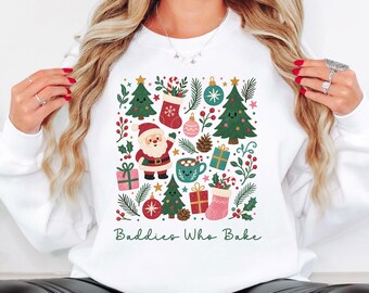 Personalized Christmas Shirt, Custom Christmas Sweatshirt, Cute Holiday Sweater, Custom Name Christmas Shirt, Family Christmas Crewneck