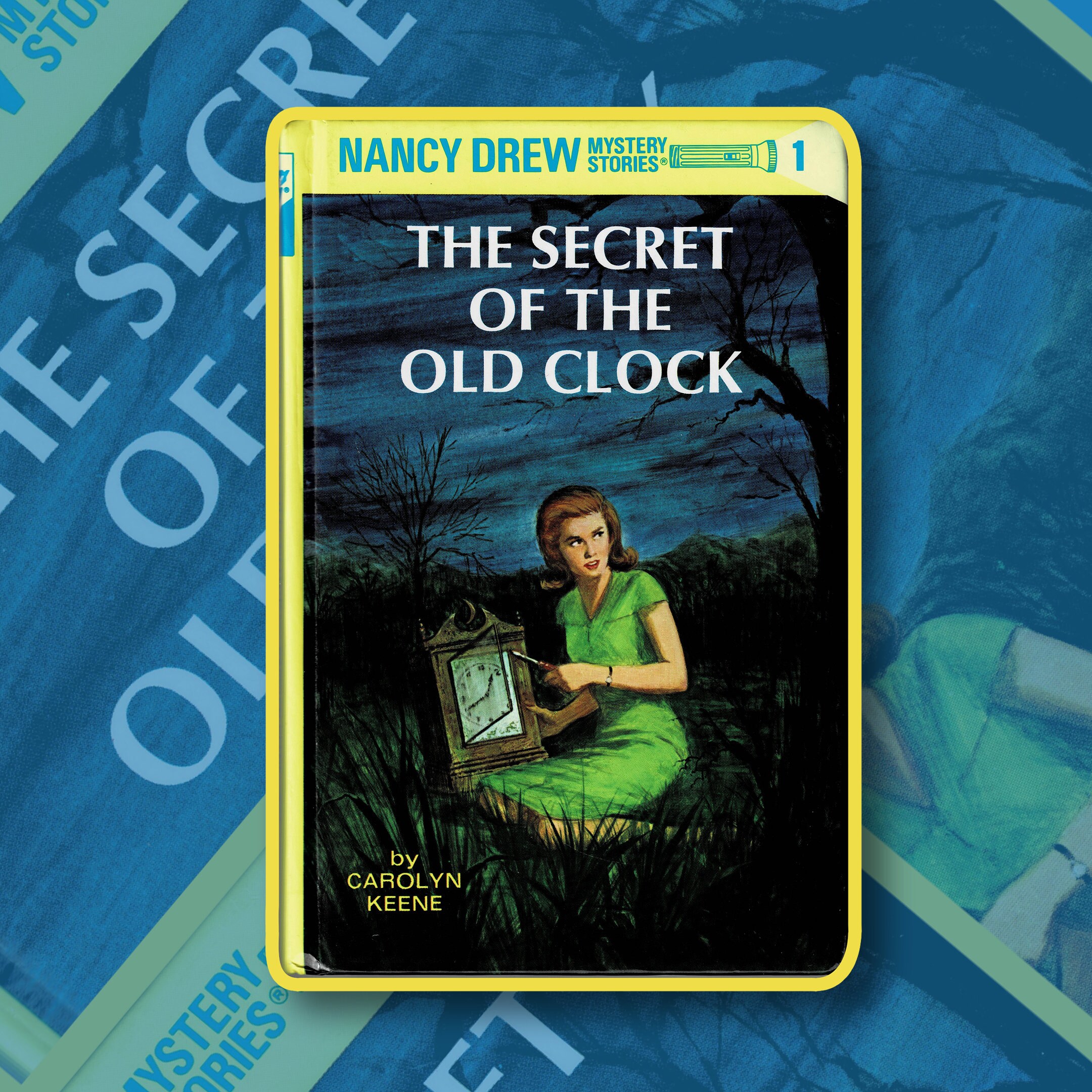 Nancy Drew book cover waterproof stickers | Etsy