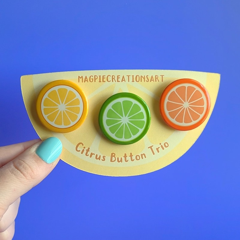 Fruit Buttons - Etsy