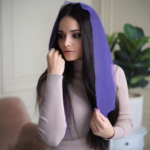 READY-TO-SHIP. Plain Christian Scarf Church head covering Orthodox head wrap Catholic veil Church or Chapel veil mantilla scarf