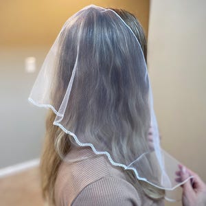 READY-TO-SHIP Embroidered Church Head wrap head covering  scarf Orthodox veils Catholic veil Church or Chapel veil mantilla for women