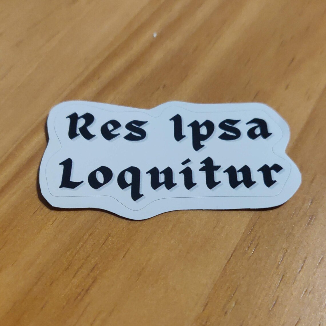 Res Ipsa Loquitur Vinyl Legal Decal Sticker - Etsy