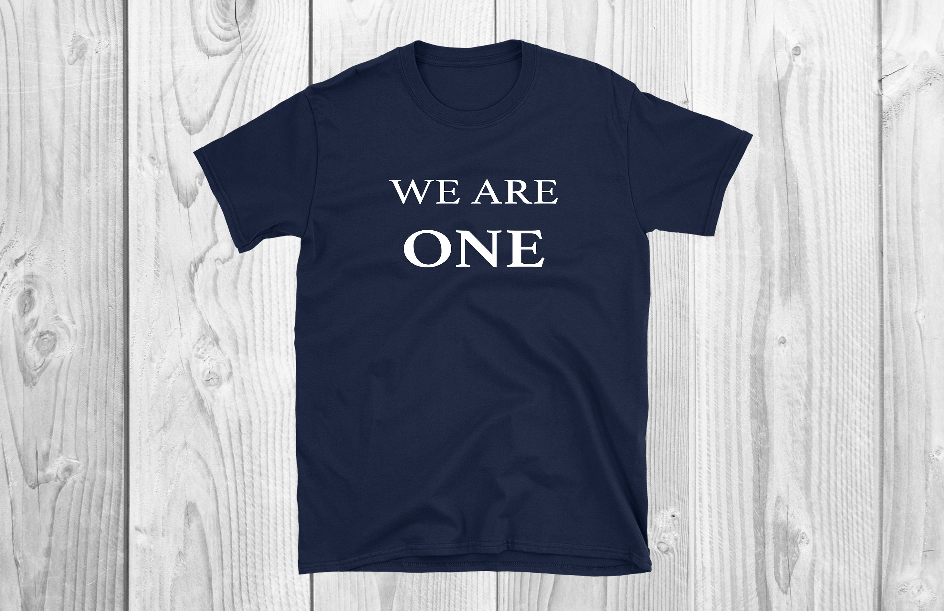 statement t shirt about we heal as one