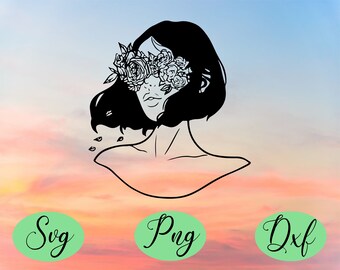 Pioneer Woman Flower Svg Etsy