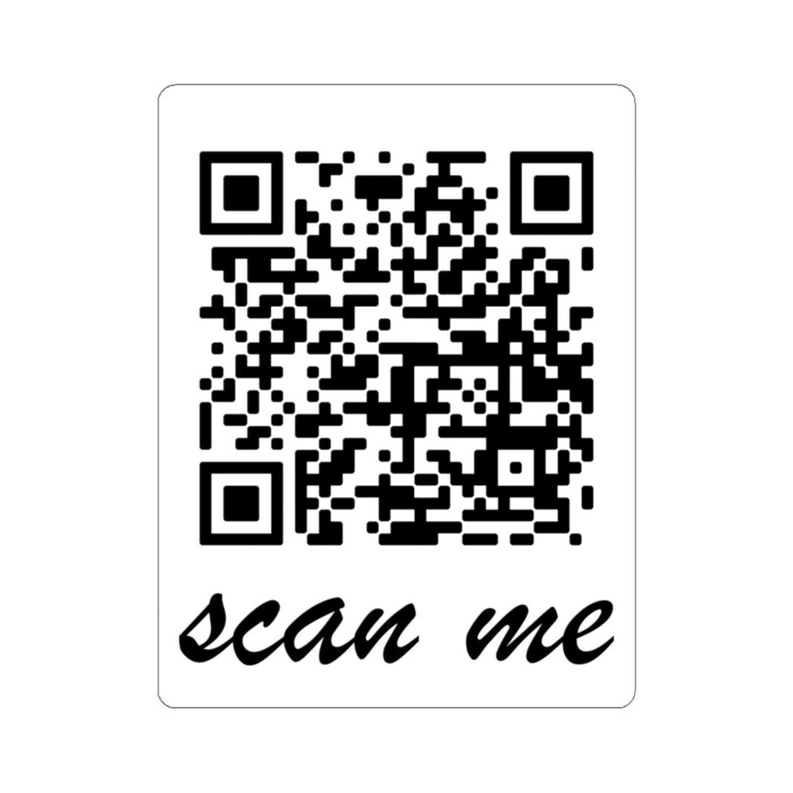 Custom QR Code Weatherproof Color Sticker Sheets 1.5 x Etsy