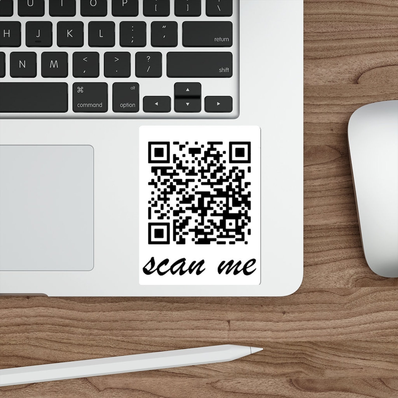Single QR Code Weatherproof Color Sticker Etsy