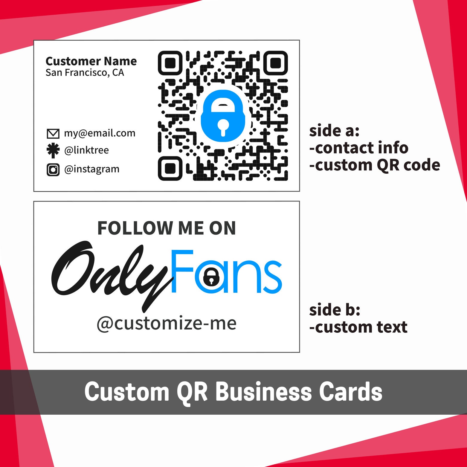 Pull QR Code - 100% personnalisable