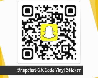Snapchat Qr Code Sticker - Etsy